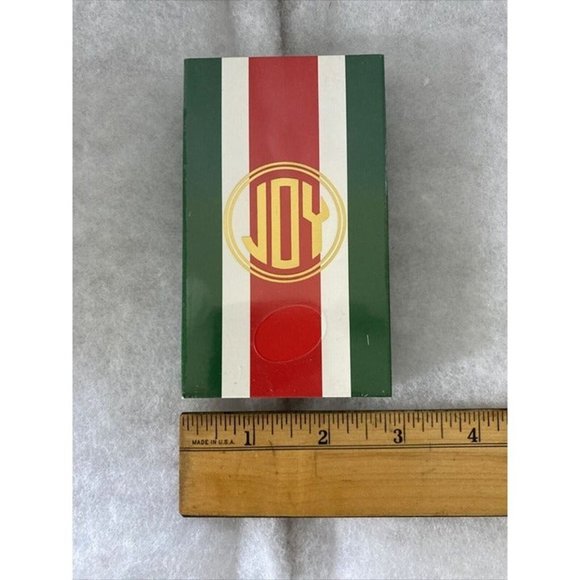 CASPARI Christmas JOY Box of 48 Match Sticks 4" FIRENZE STRIPE PMB117 New Sealed - Picture 4 of 9